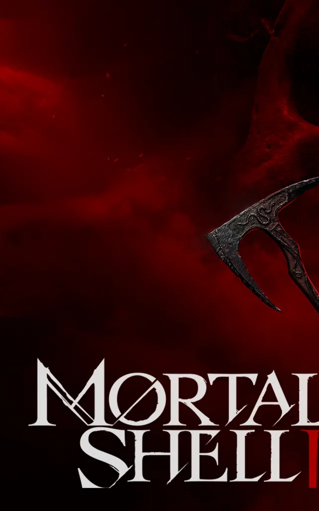 Official Mortal Shell II artwork featuring Tiel carrying multiple weapons